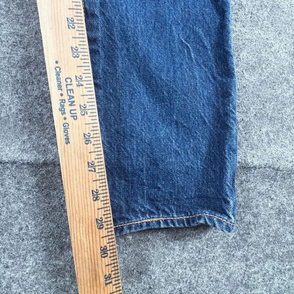 Levi's 501 Original Fit Jeans Mens 32x32 Blue Medium Wash Straight Button Fly